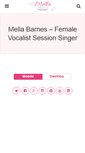 Mobile Screenshot of mellamusic.com
